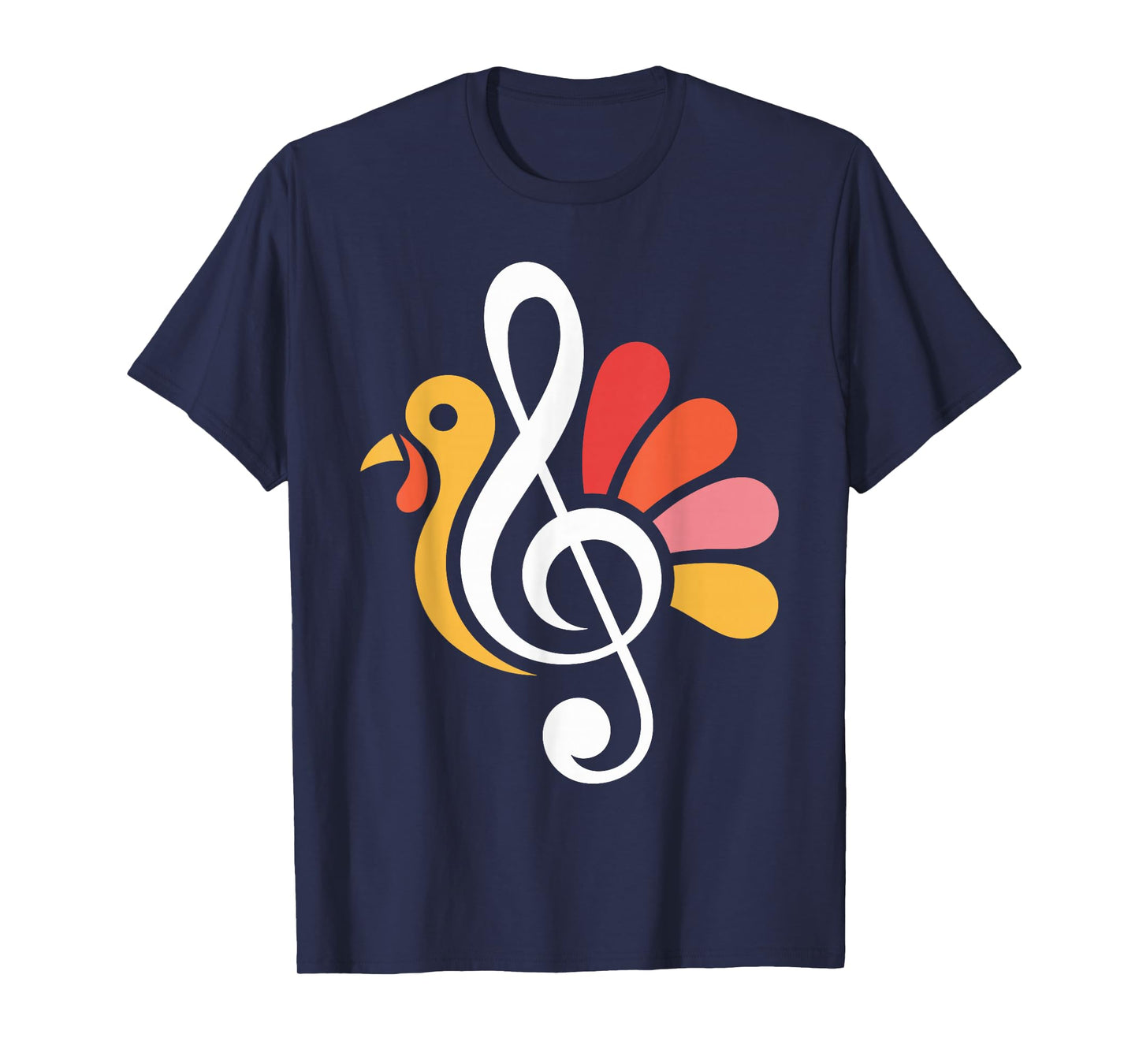 Turkey Teachers Music Teacher Note Thanksgiving Fall Autumn T-Shirt