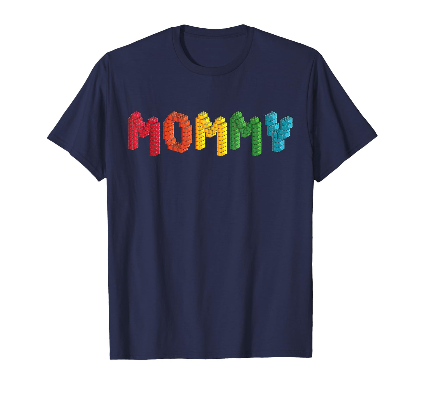 Mommy Master Builder Building Bricks Blocks Family Set T-Shirt