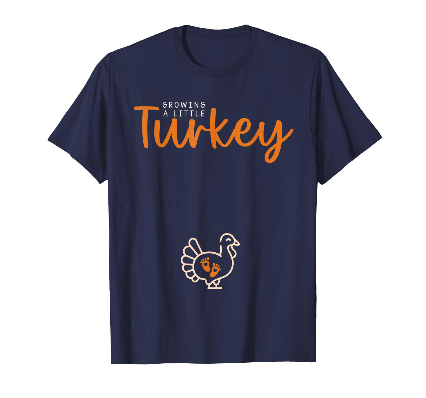 Baking A Little Turkey Thanksgiving Pregnancy Announcement T-Shirt