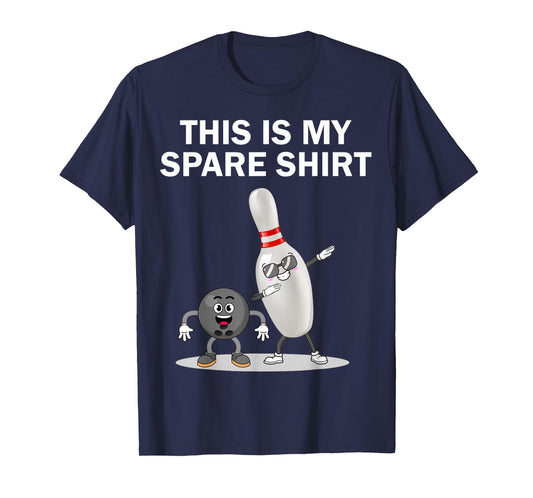 Funny Bowling Dabbing This is My Spare Shirt Bowling T-Shirt