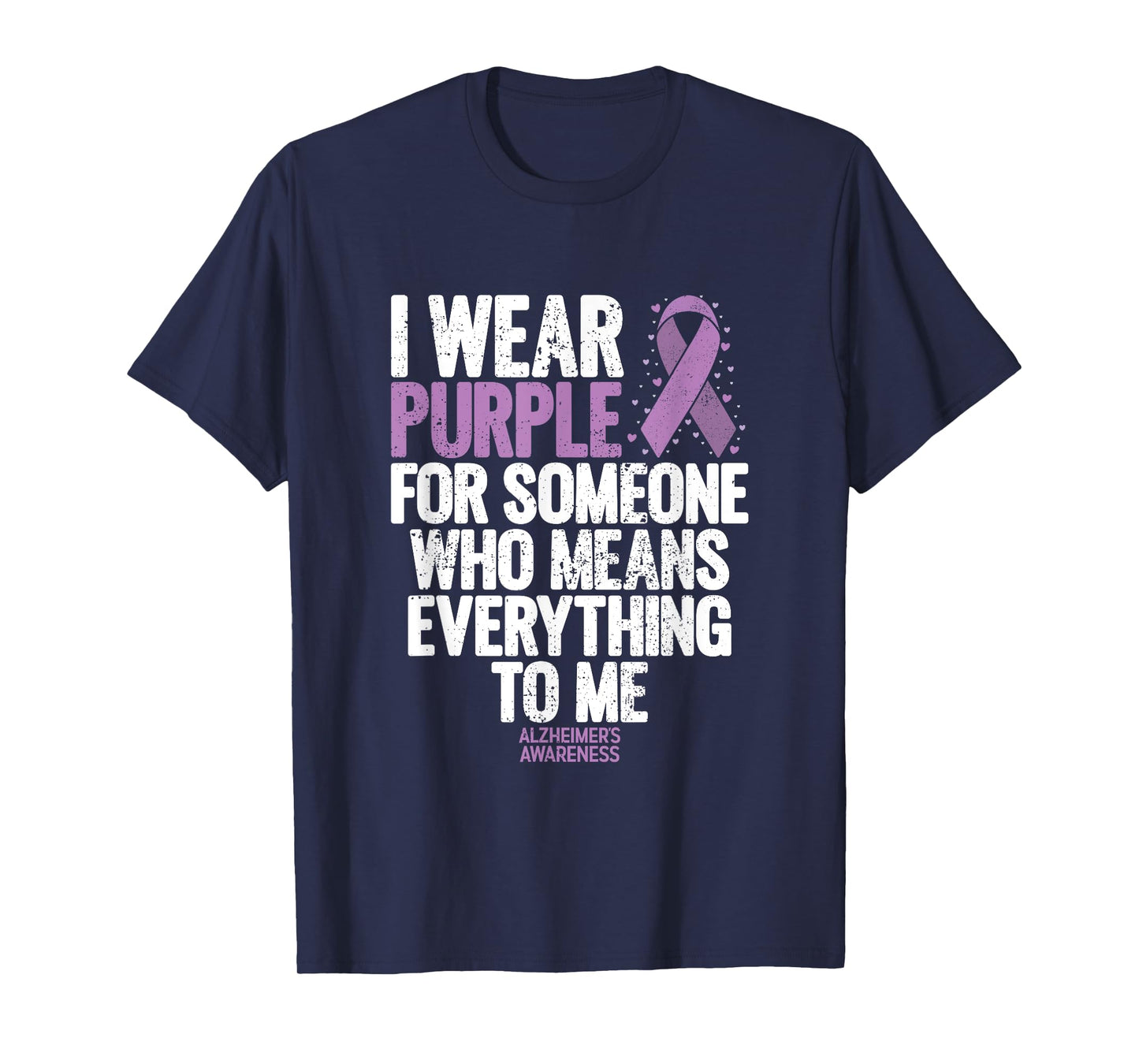 Alzheimers Shirt American Flag End Alz Alzheimer's Awareness T-Shirt