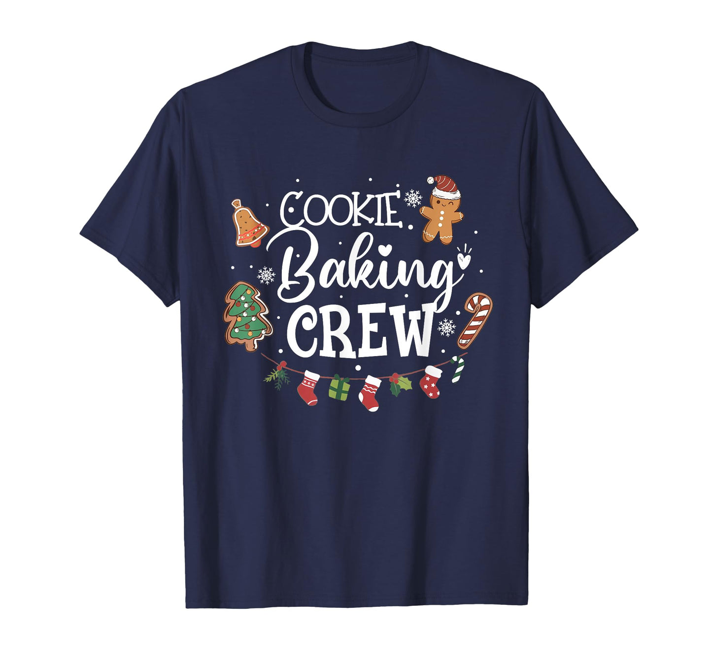 Christmas Cookie Baking Crew Family Baking Team Christmas T-Shirt