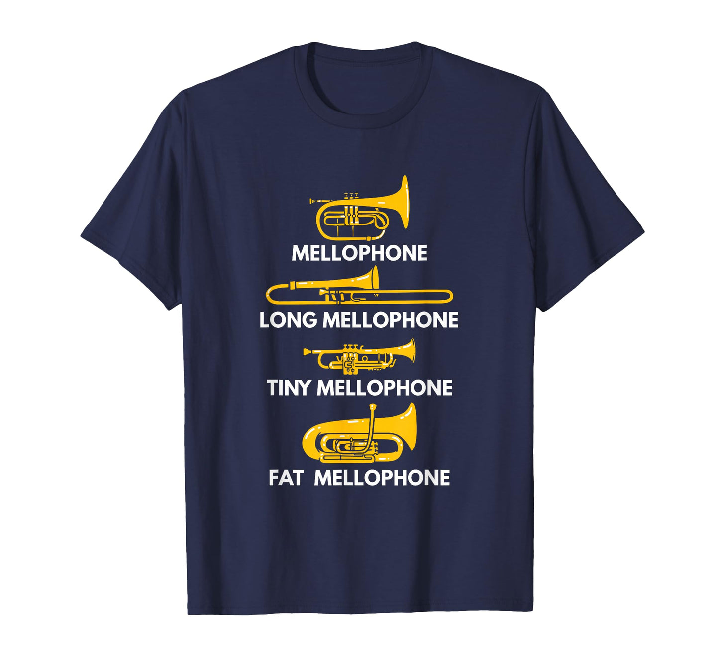 Mellophone Types of Mellophones Marching Band Mellophonist T-Shirt