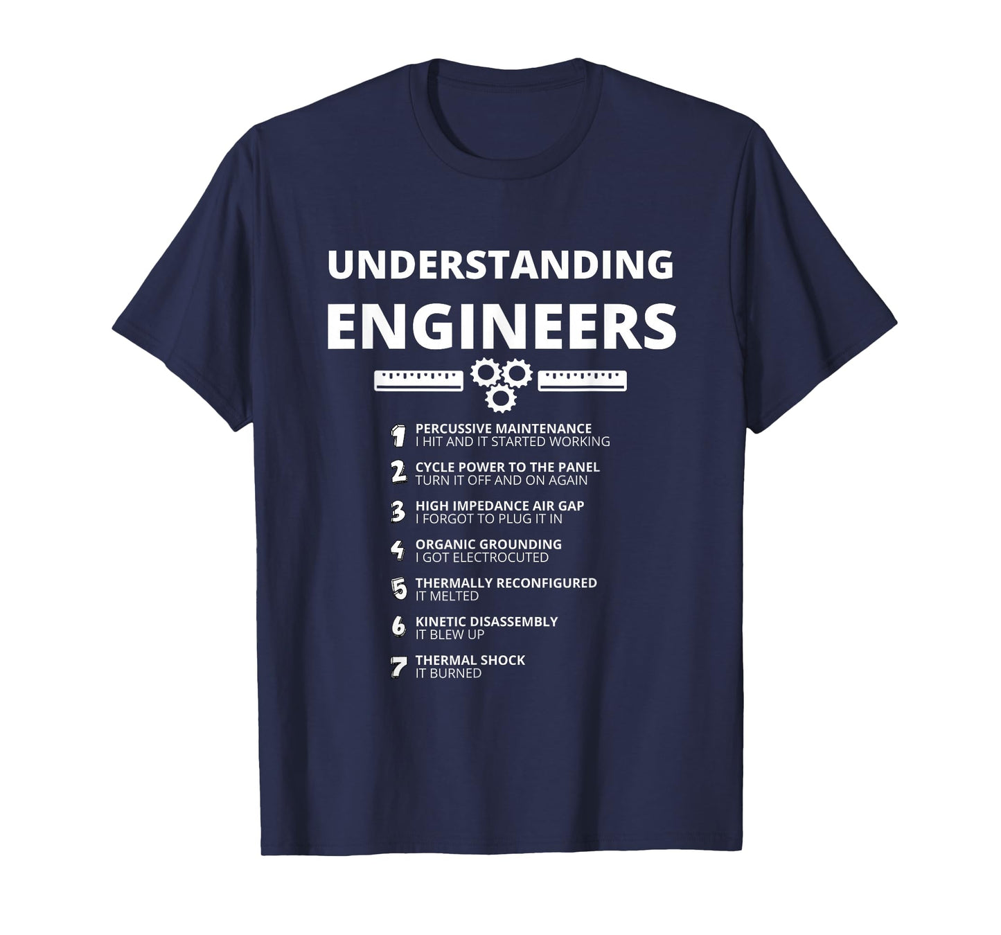 Awesome Engineering Shirts - Understanding Engineers Funny Sarcastic Engineering Gift T-Shirt