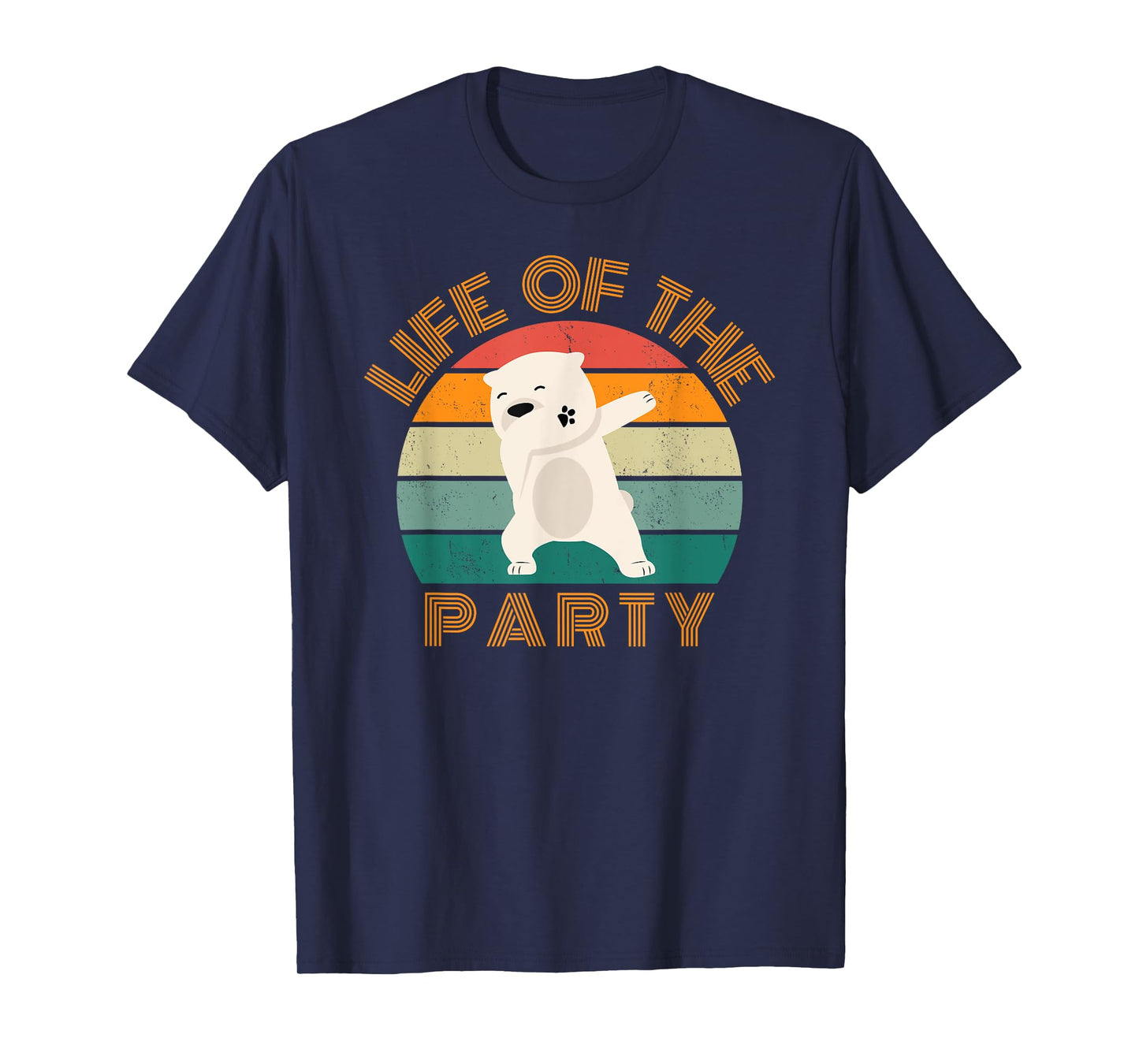 Life of the party, dabbing polar bear, birthday, Christmas T-Shirt