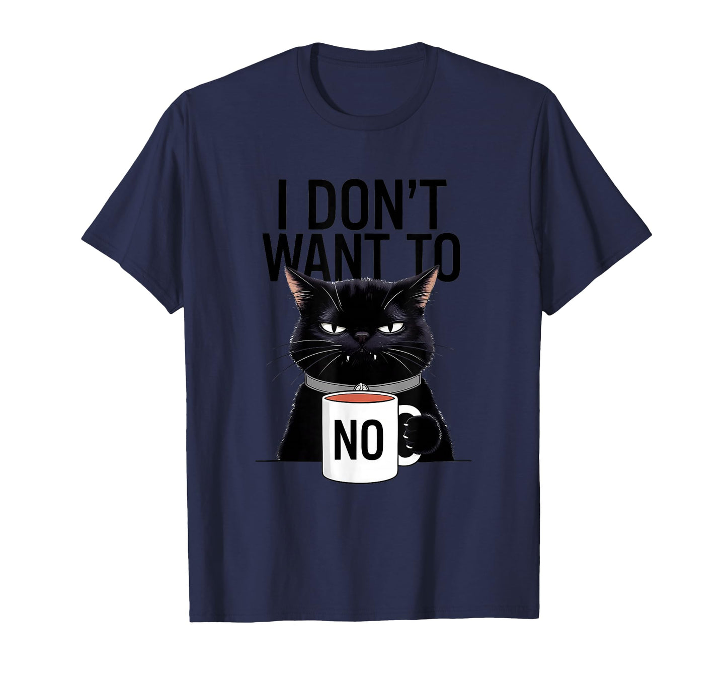 Funny Vampire Gothic Cat Lover Humor for Cat Mom T-Shirt