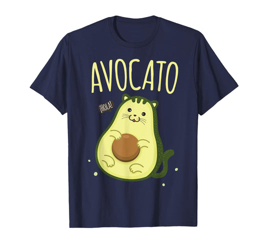 Cute Avocato Avocado Cat Kawaii T-Shirt