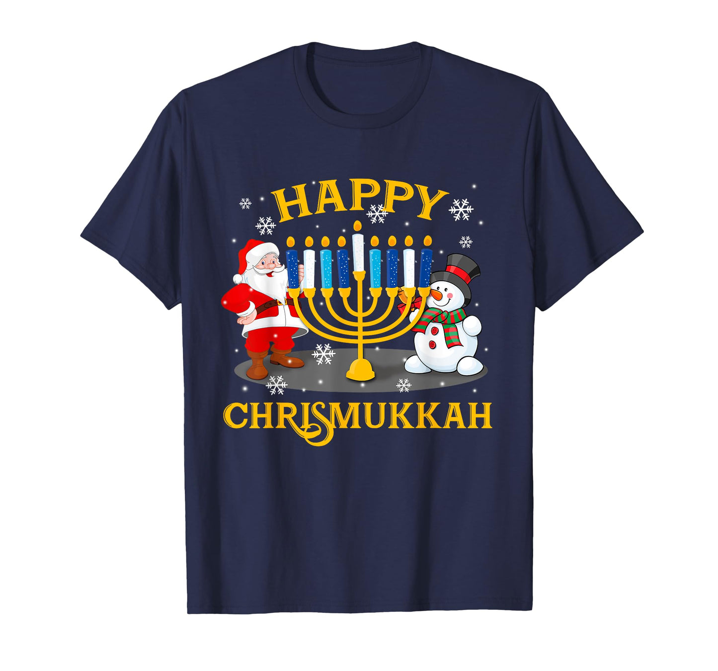 Happy Chrismukkah Funny Hanukkah Christmas Jewis Gifts Xmas T-Shirt