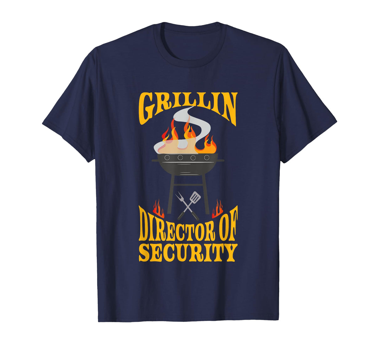 Director Of Security BBQ Grill Smoker & Barbecue Chef T-Shirt