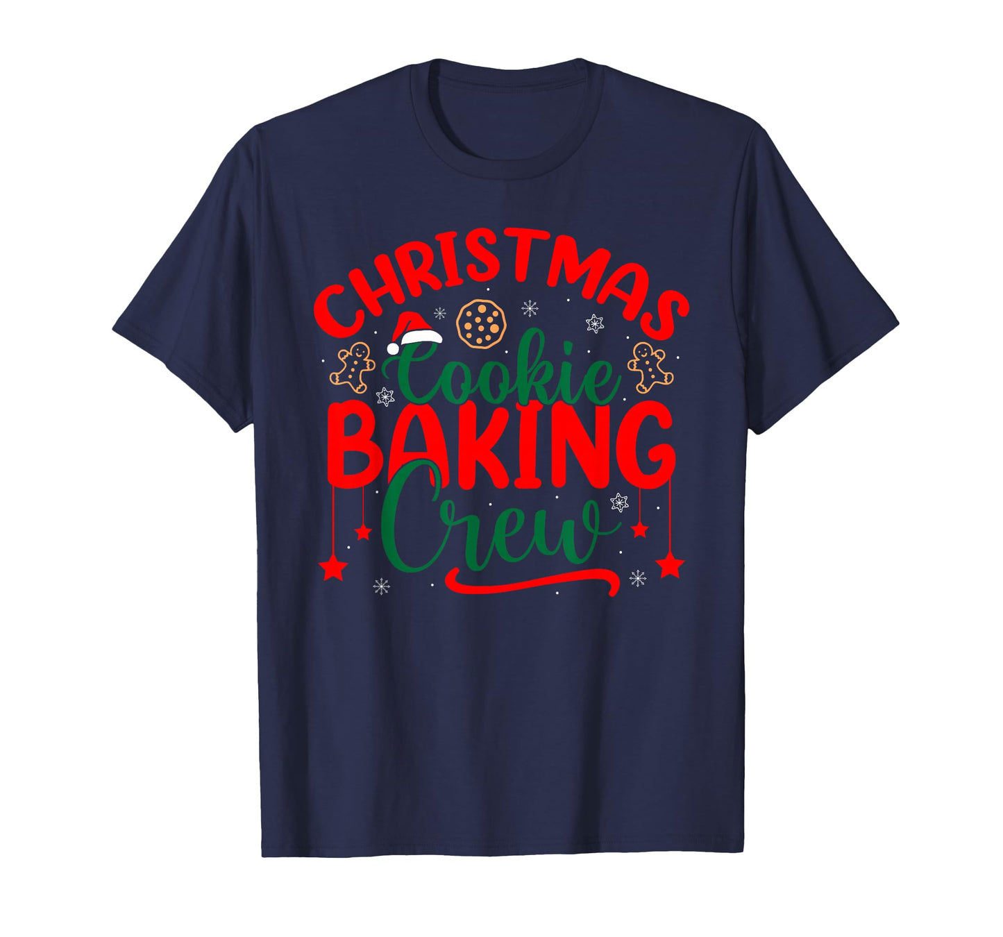 Christmas Cookie Baking Crew Funny Xmas Tee Family Matching T-Shirt