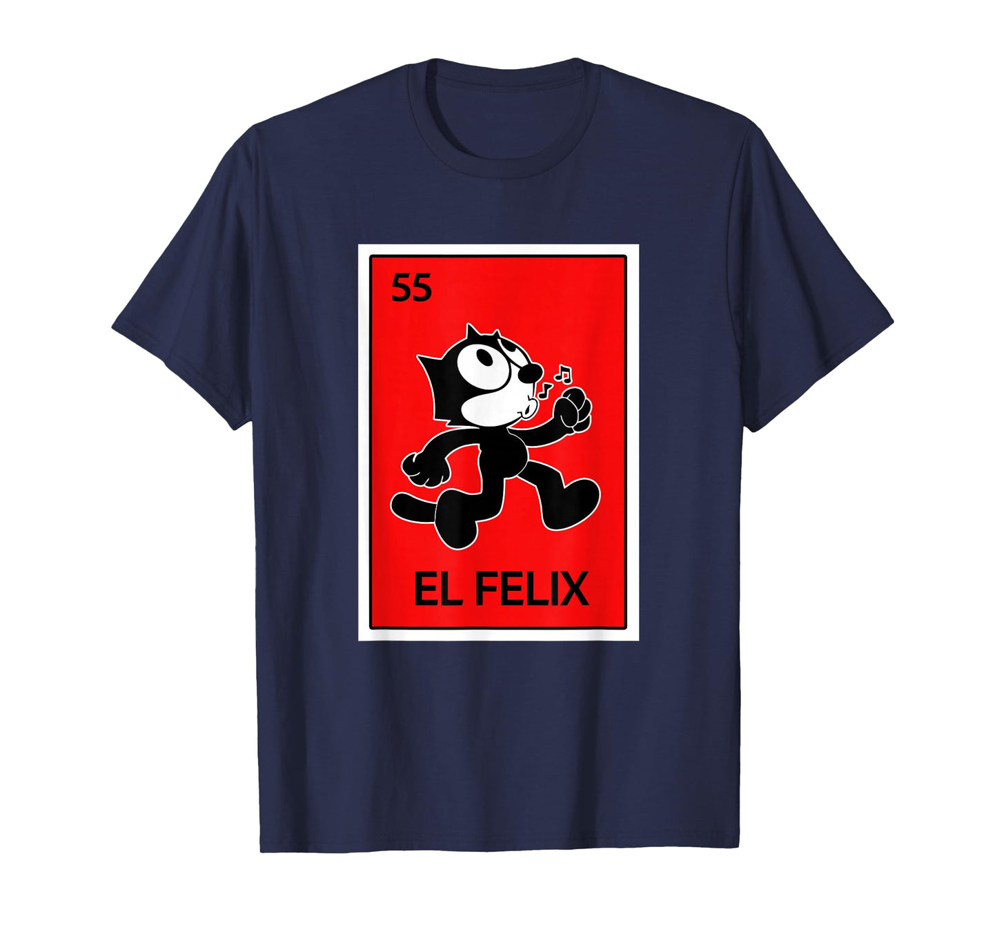 Mexican Lottery Designs El Felix, Cat Cartoon, Parody T-Shirt