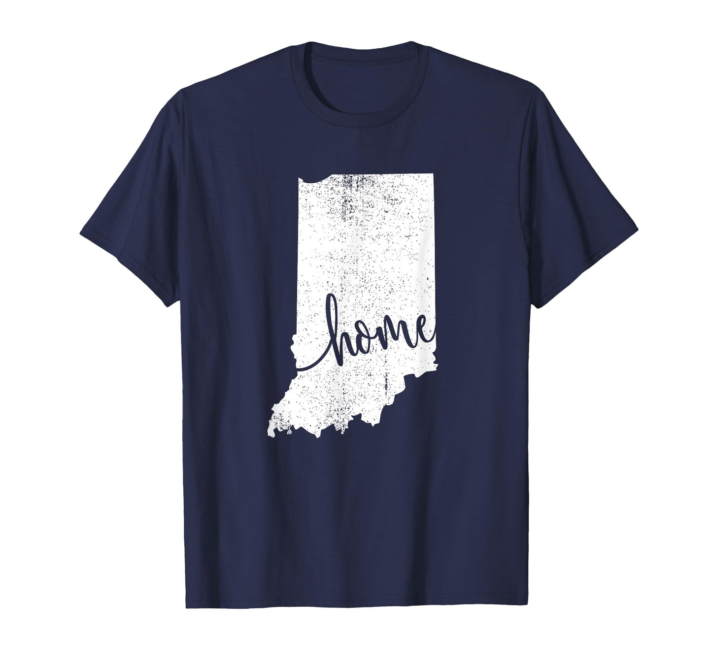 Indiana Home Love Vintage state map outline shirt T-Shirt