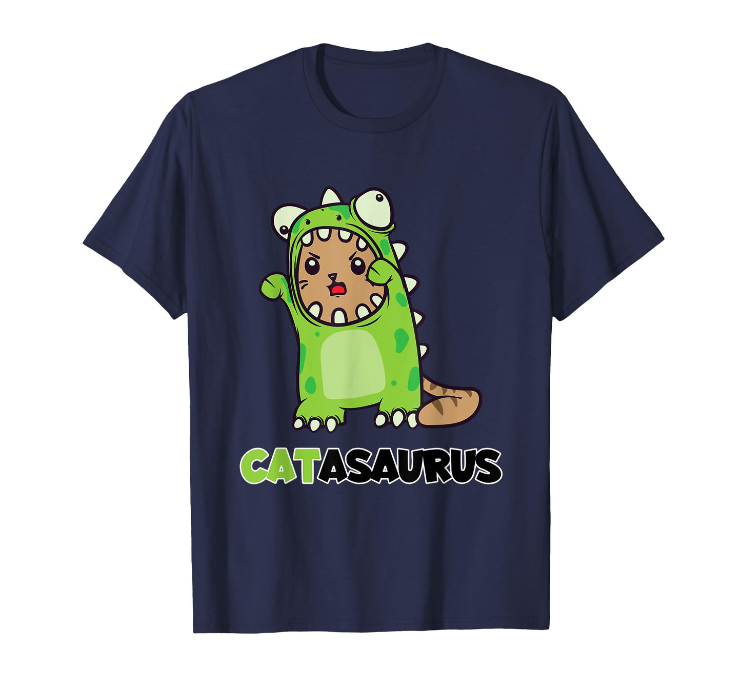 Funny Catasaurus Cat Dino Costume Dinosaur Gift T-Shirt