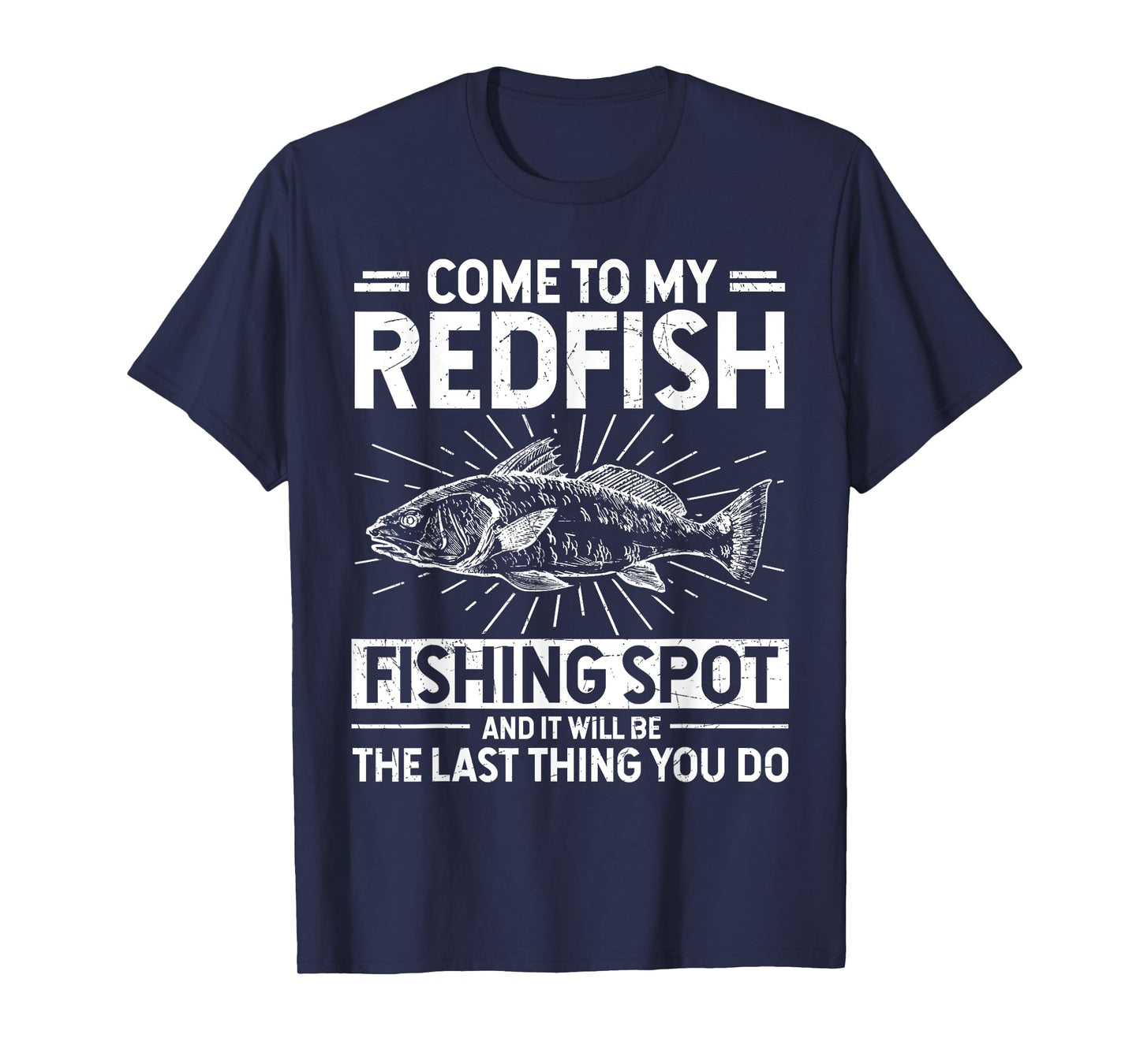 Redfish Fishing - Red Drum Fish - Redfish Tail T-Shirt