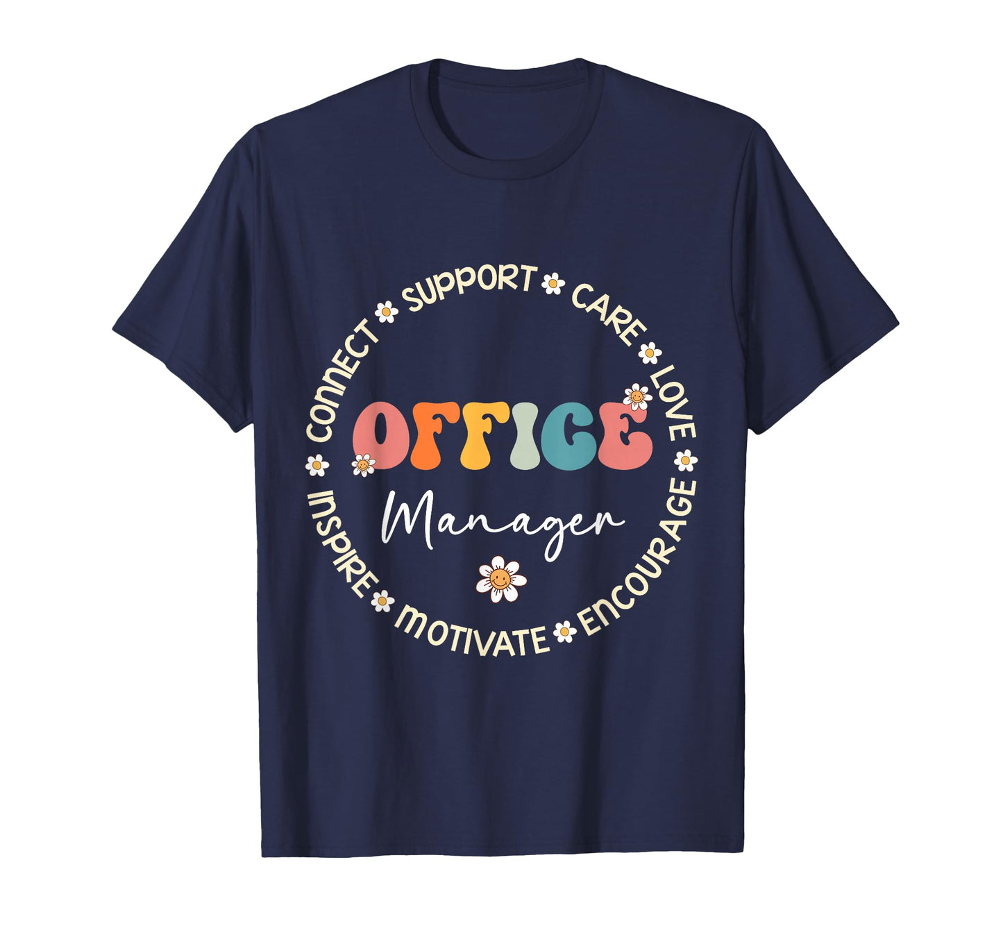 Cute Office Manager Squad Appreciation Week Back to School T-Shirt