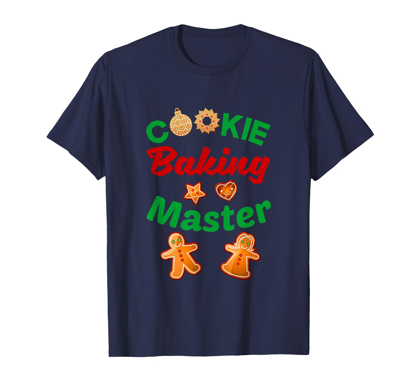 Christmas Funny Cookie Baking Master Crew Team Tee Shirt T-Shirt