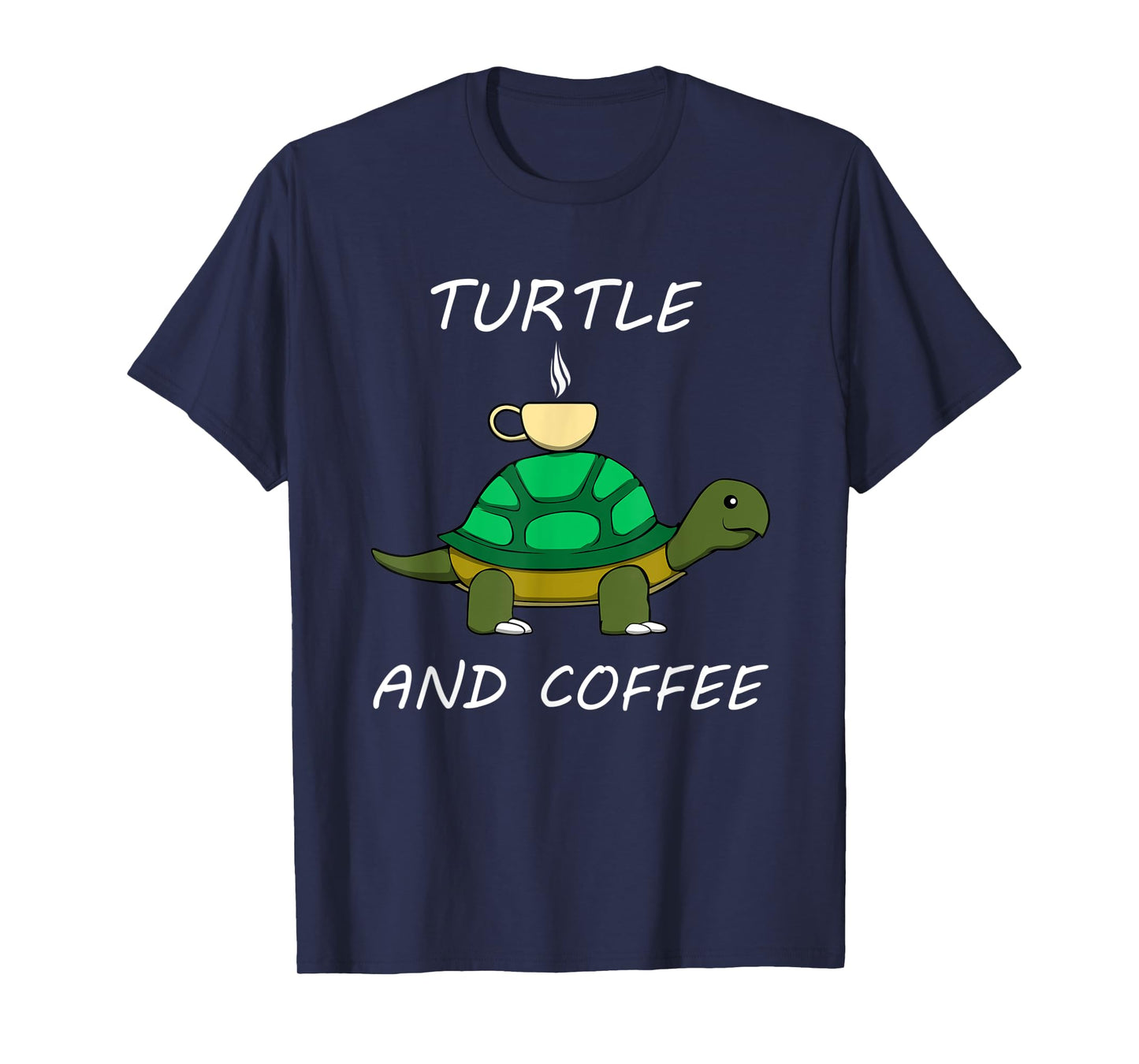 Turtle and Coffee Cute Tortoise Caffeine T-Shirt