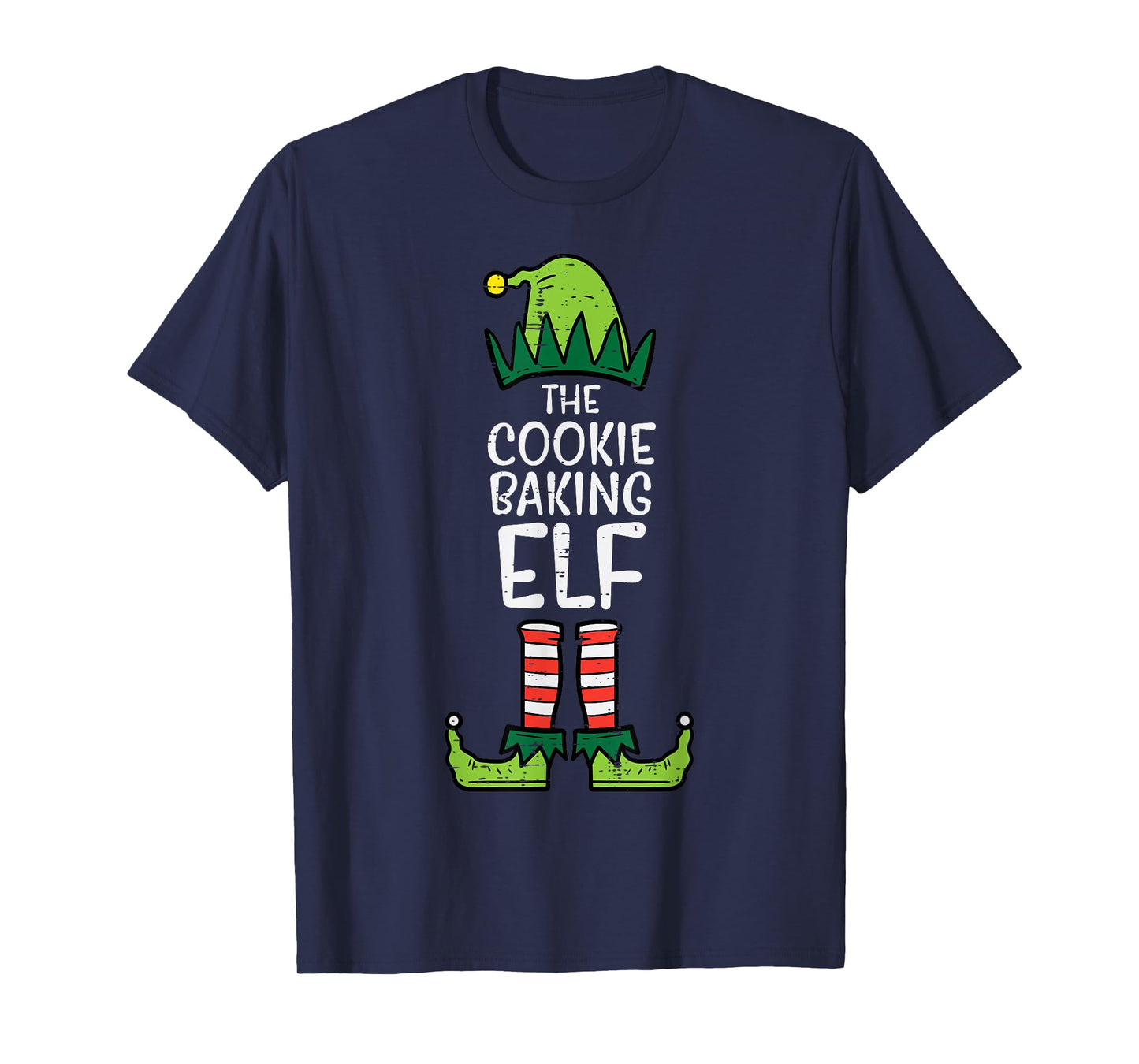 Cookie Baking Elf Xmas Christmas Family Mom Kids T-Shirt