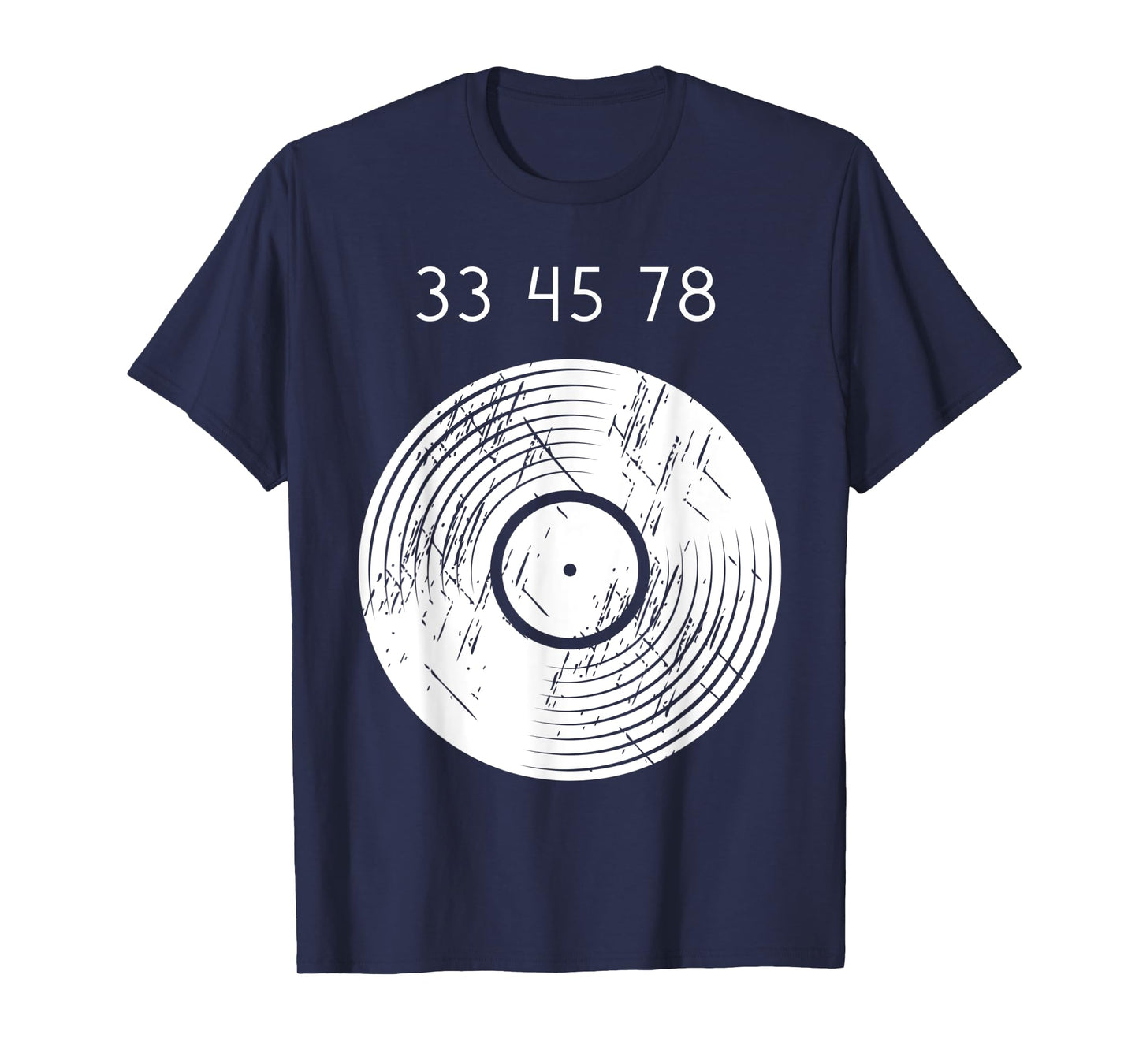 33 45 78 RPM 80s 90s Retro Vinyl Record Music T-Shirt