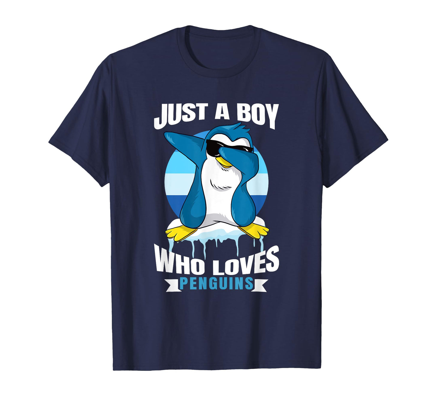 Just A Boy Who Loves Penguins Dab Toddler Dabbing Penguin T-Shirt