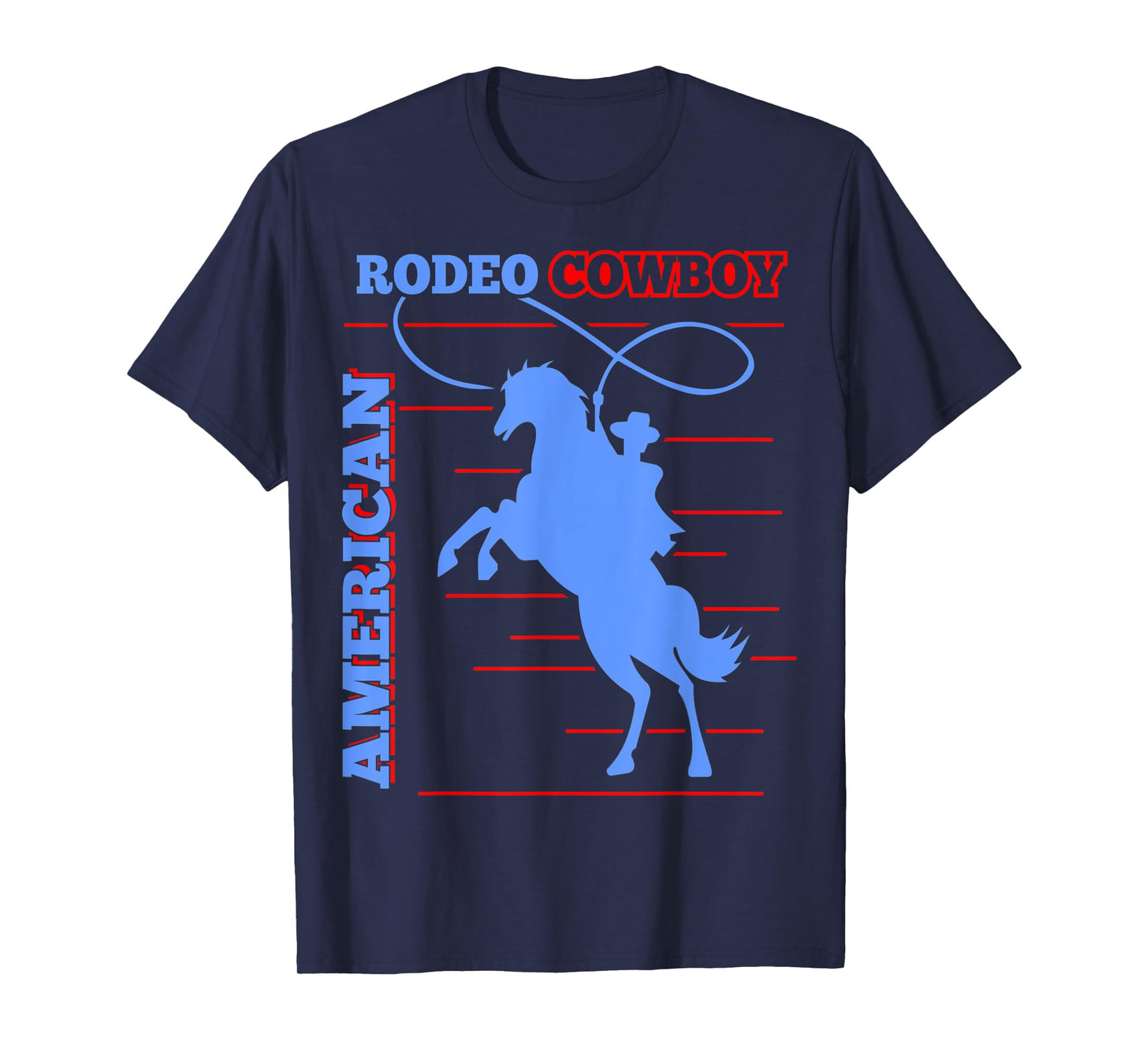 American Rodeo T-Shirt for Dad Men