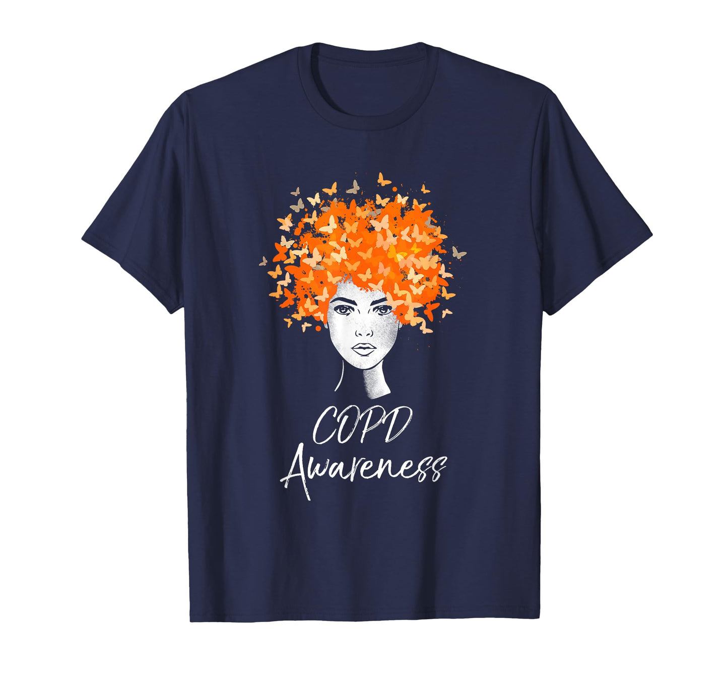 COPD Awareness T-Shirt Butterflies Gift Shirt T-Shirt