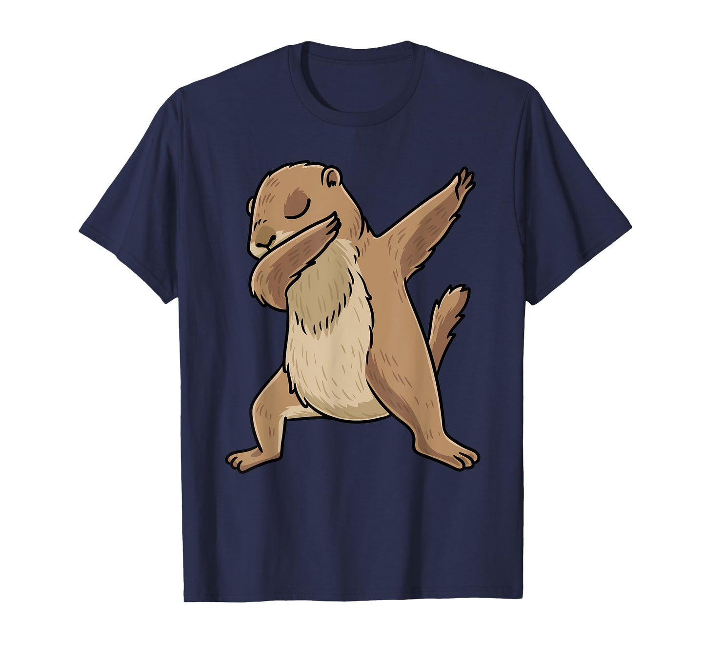 Dabbing Prairie Dog Rodent Men Women Kids T-Shirt