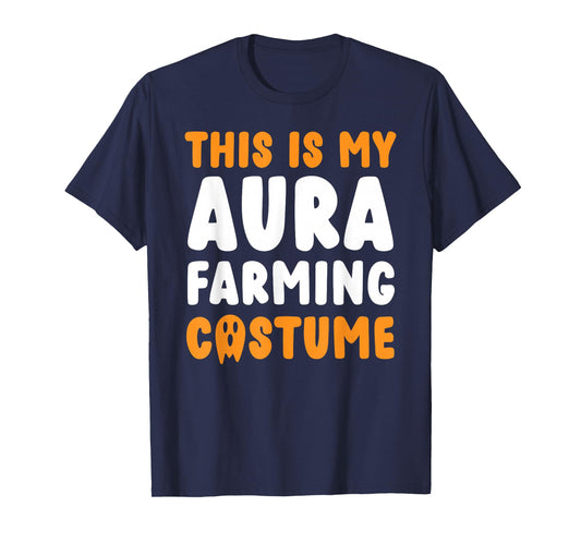 Aura Farming Shirt Halloween Aura Farmer Costume Boys 12-14 T-Shirt
