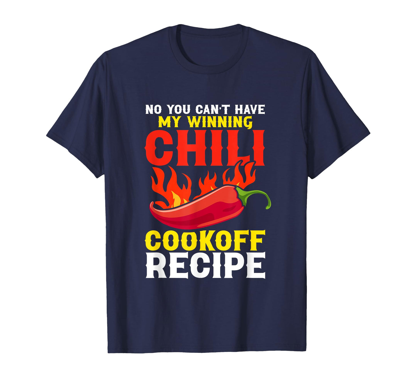 Chili Cookoff Contest Apron Recipe Champion Chili Cook Off T-Shirt