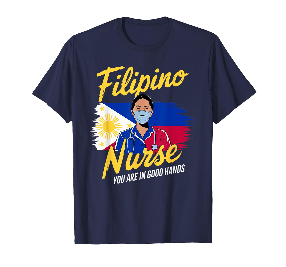 Proud Filipino Nurse Pinoy Heritage Pilipinas Philippines US T-Shirt