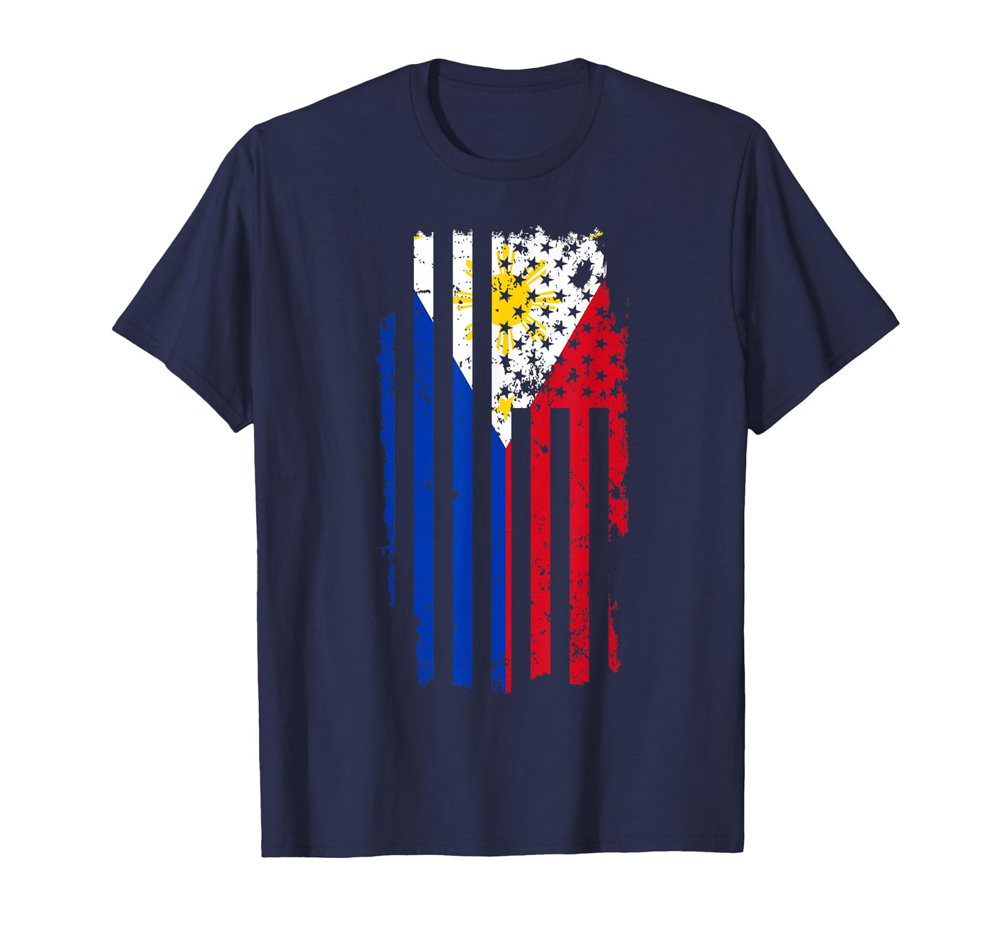 USA US Flag 4th Of July Filipino Gifts Philippines T-Shirt