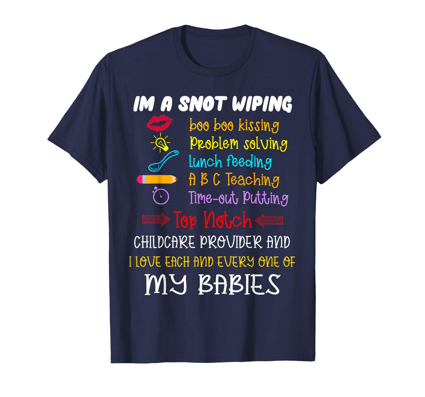 Childcare Provider Teachers Child Care Daycare Provider T-Shirt Small