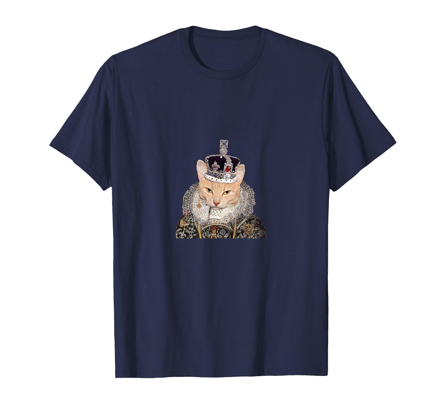 Tudor Cat With Crown Shirt Men Women Girls Kids T-Shirt