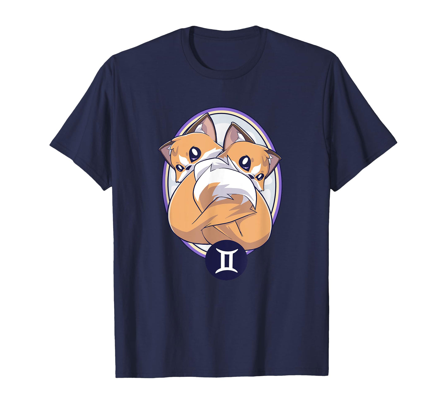 Mystical Zodiac Fox: The Gemini T-Shirt