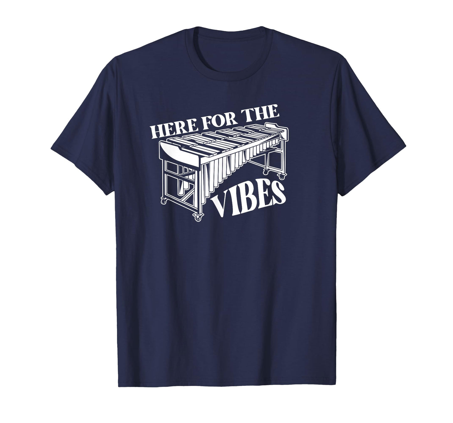 Vintage Here for the Vibes Vibraphone Marching Band Pit T-Shirt