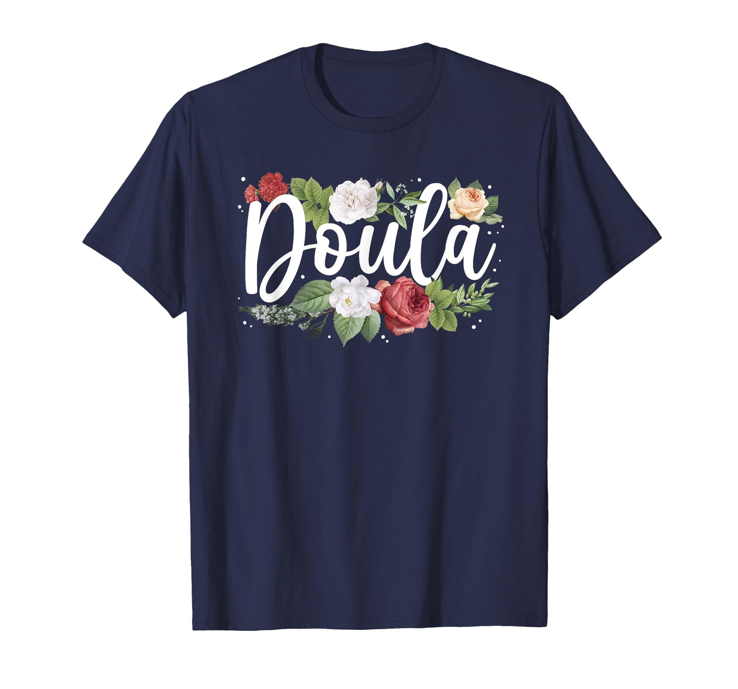 Cool Doula Art For Women Mom Midwife Labor & Delivery Doula T-Shirt