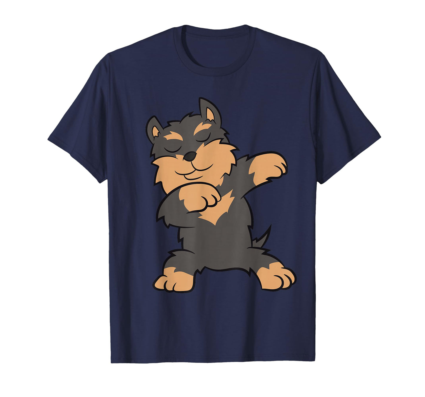 Dabbing Yorkie Cute Dabbing Yorkshire Terrier T-Shirt