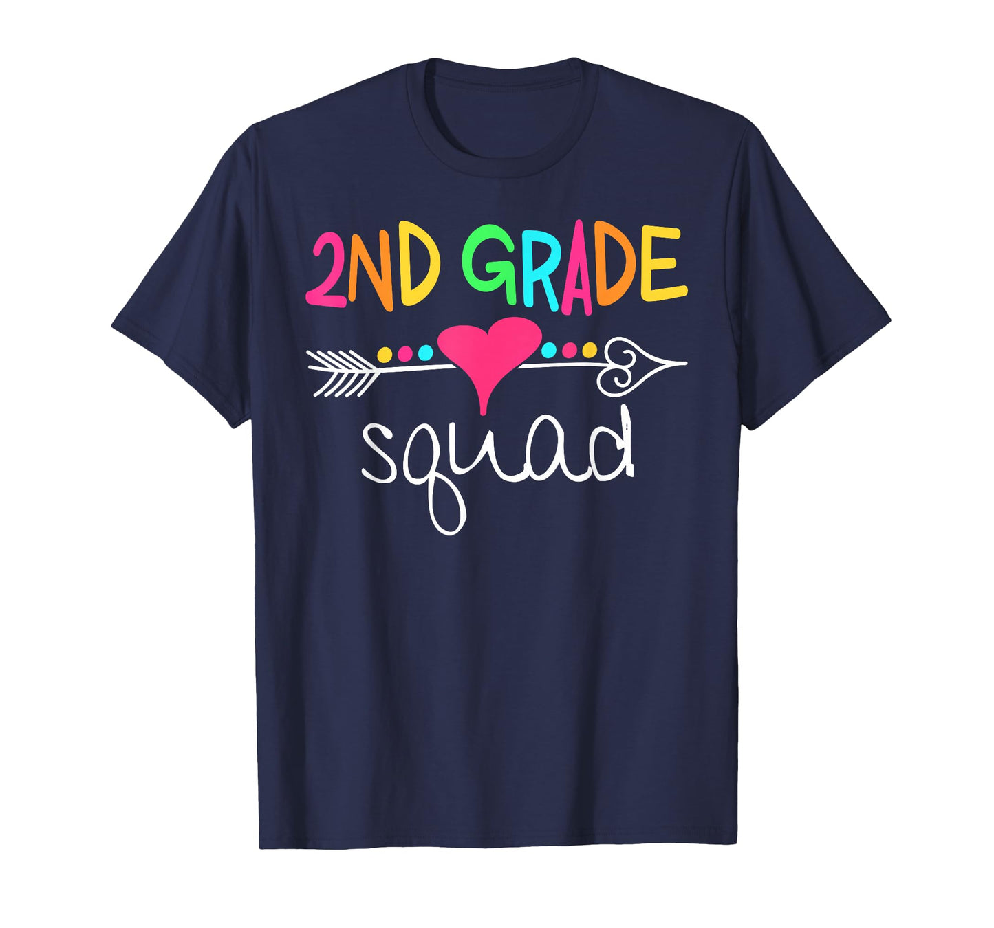 2nd Grade Squad Second Teacher Student Team Back to School T-Shirt