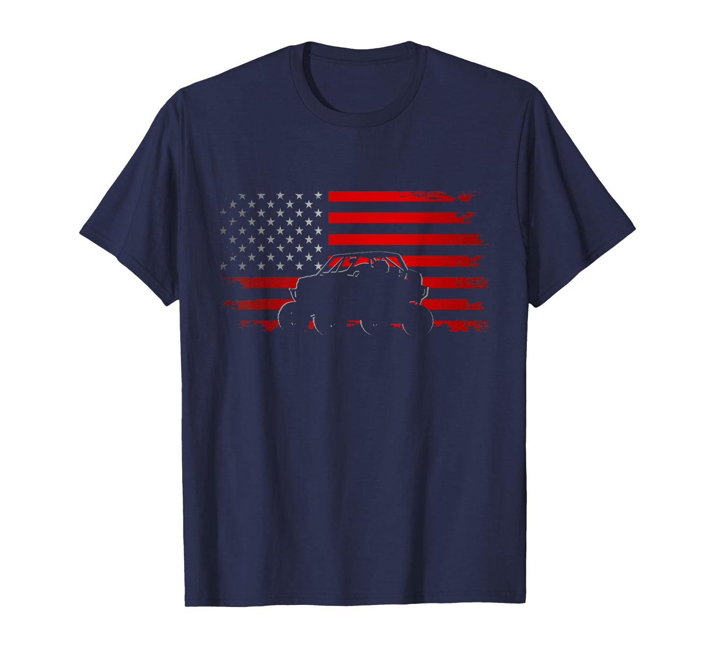 American Flag Quad ATV Apparel - Off Road ATV T-Shirt Small