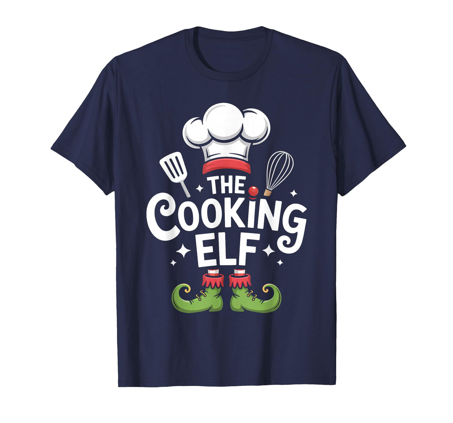 Cooking Elf Matching Family Group Christmas Party Pyjamas T-Shirt