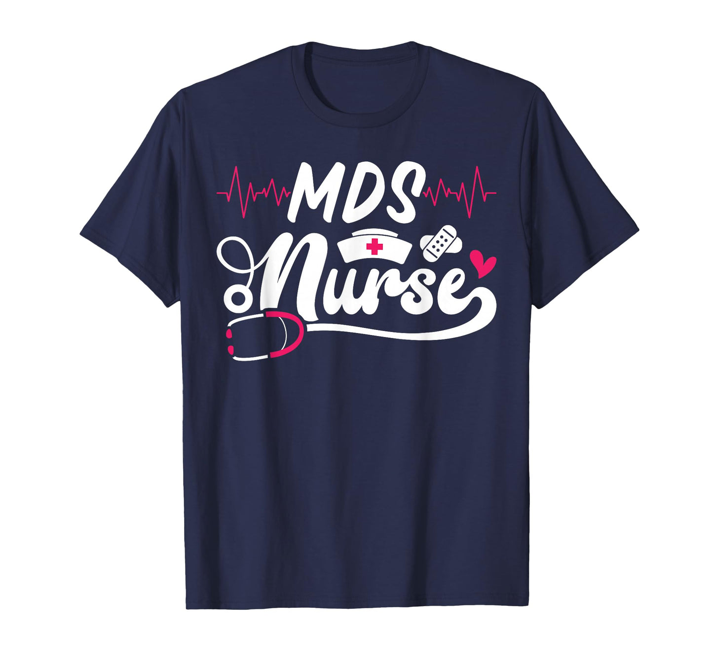 Cute MDS Nurse Stethoscope T-Shirt