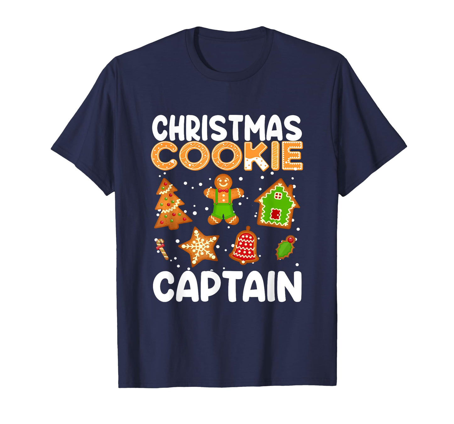 Cookie Baking Team Captain Gingerbread Christmas Matching T-Shirt