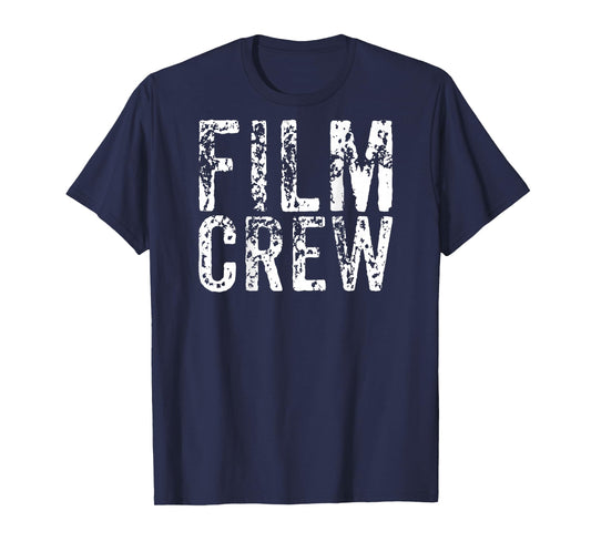 BACK ONLY Film Crew TV Movie Production Set Team T-Shirt