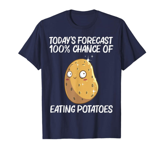 Cute Potato Gift For Men Women Vegetable Baked Potato Lovers T-Shirt