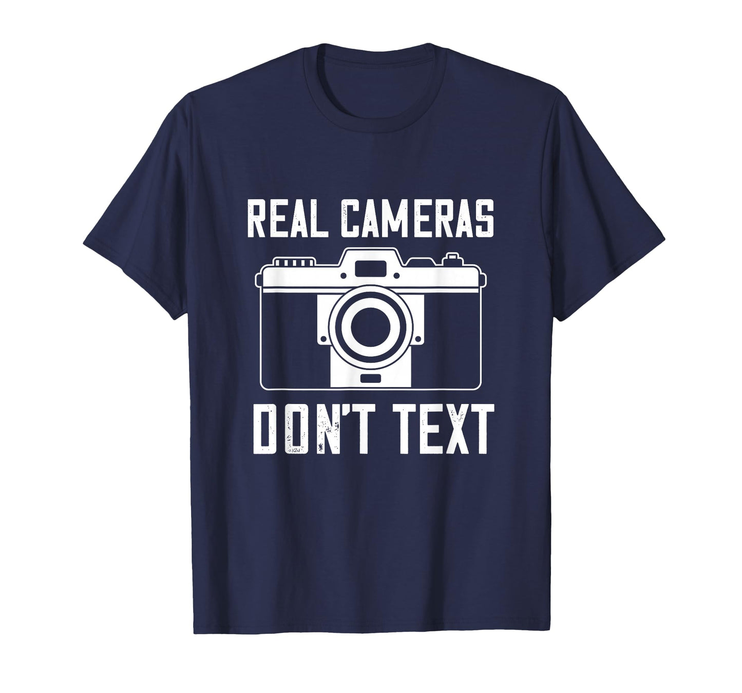 Photographer Real Camera Vintage Don't Text Photography T-Shirt