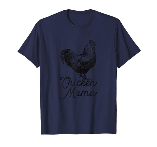 Chicken Mama Hen Vintage Graphic Chicken Mom T-Shirt
