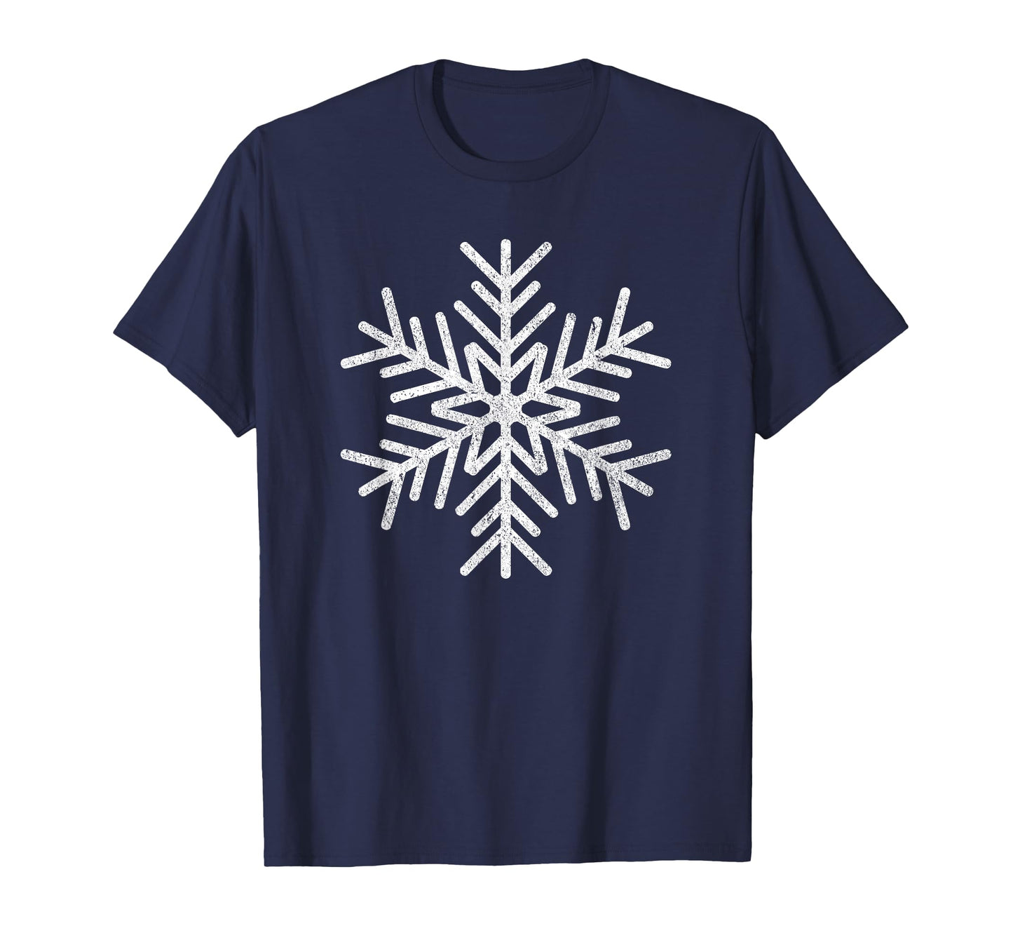 White Snowflake Christmas Gift Men Women Children T-Shirt