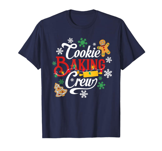Christmas Cookie Baking Crew Family Baking Team Funny Cookie T-Shirt