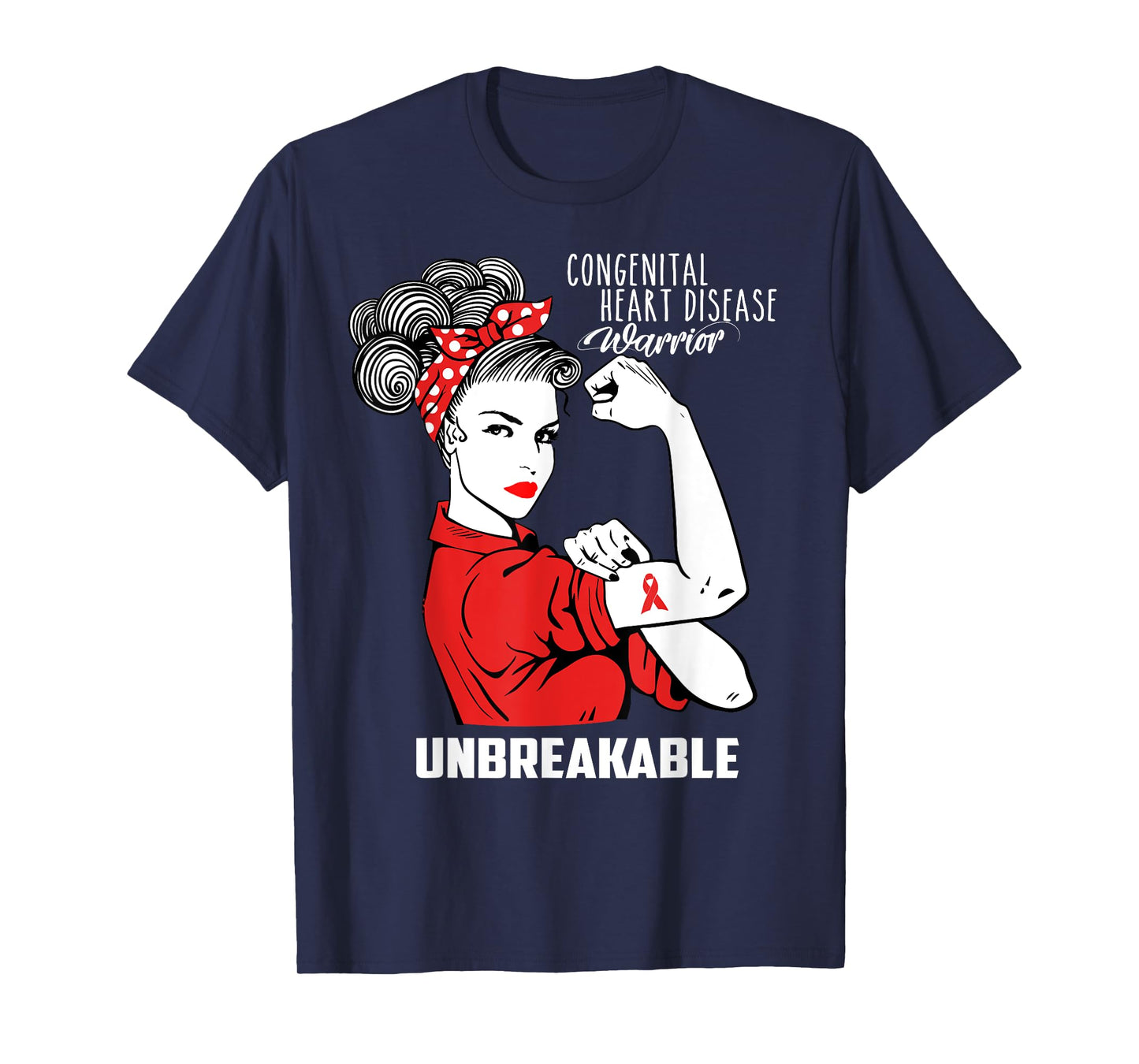 Congenital Heart Disease Unbreakable Shirt CHD Awareness T-Shirt