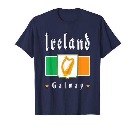 Galway T-shirt Ireland Irish Flag Souvenir T-Shirt